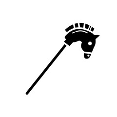 Hobby horse - vector icon