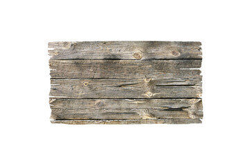 Oblong decorative old wooden signboard made of natural wood. sign board background. plank wood isolated for design art work or add text message.