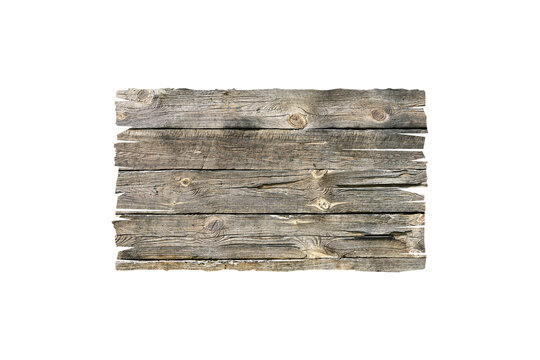 Oblong decorative old wooden signboard made of natural wood. sign board background. plank wood isolated for design art work or add text message.