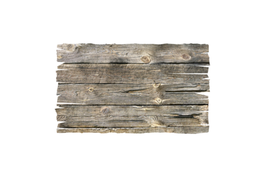 Oblong decorative old wooden signboard made of natural wood. sign board background. plank wood isolated for design art work or add text message.