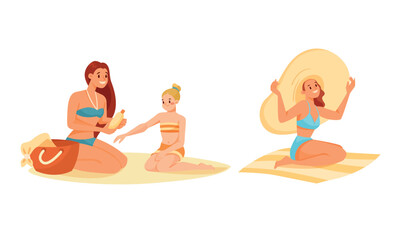 Delightful Family Beach Fun Unwinding by the Coastal Shore and Prioritizing Sun Protection