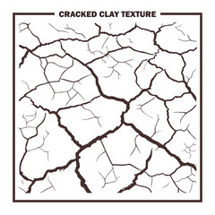 Cracked clay texture with intricate fracture lines in a natural earthy tone. Perfect for backgrounds, environmental design, or rustic-themed projects. Ideal for print, web, and digital art.