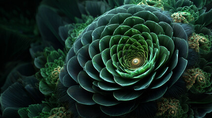 Abstract fractal patterns and shapes. Dynamic flowing natural forms. Flowers and spirals. Mysterious psychedelic relaxation pattern. 