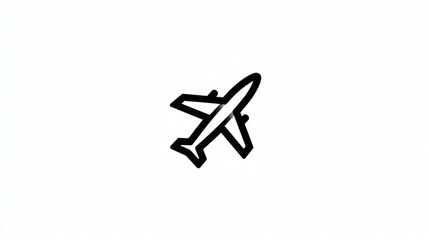 Simple airplane graphic
