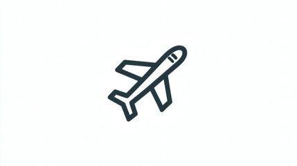 Simple airplane graphic