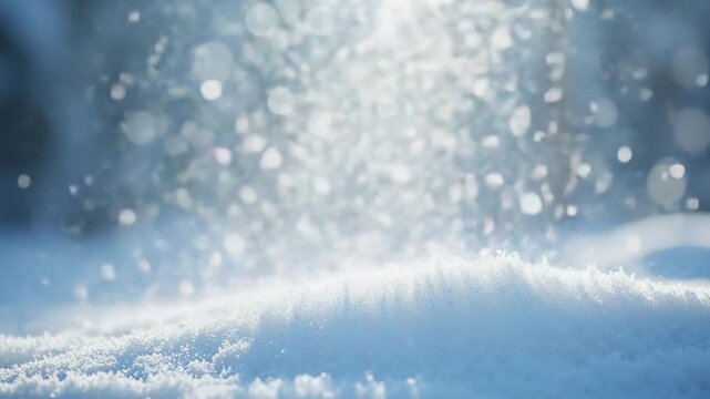 Vertical Snow Particles