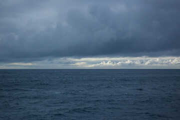 Antarctica on a cloudy day