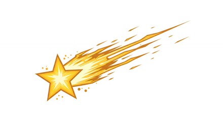 Obraz premium Shooting star graphic design