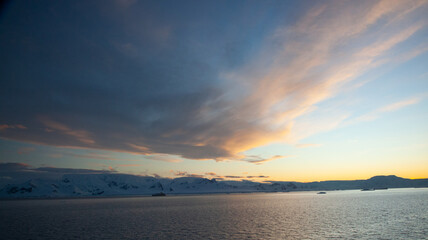 Antarctica sunrise