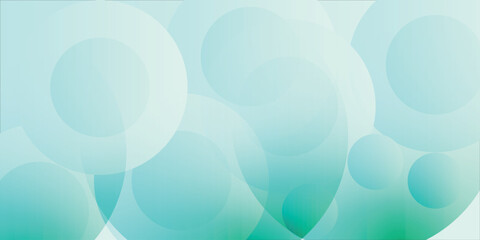 Green and blue gradations.Circle geometric background. Simple design. Vector presentation background, banner, poster, cover, and more.minimal geometric background abstract design.
