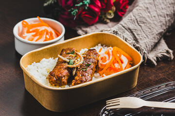 Fresh and Healthy Homemade Meals with Balanced Nutritious Ingredients