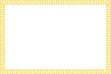 Unique Yellow Frame, Photo Frame, Unique Border Frame with White Background, Unique Frame, Amaizing Frame, Simple Frame