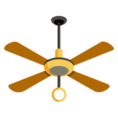 new style colorful electric celling fan, wonderful-celling-fan, hanging fan, table fan, rechargeable fan silhouette vector icon on white background
