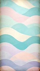 Pastel wavy abstract background
