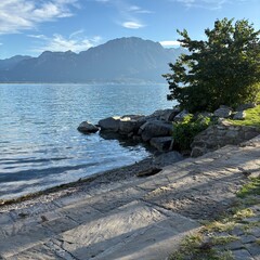 lake in the mountains