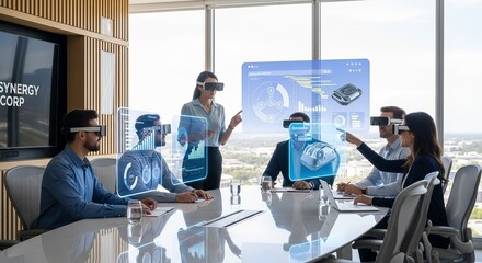 Team Collaboration Using Augmented Reality in Modern Office Setting