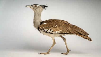 Obraz premium Kori Bustard on studio background