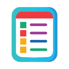 Obraz premium Checklist or todo list icon