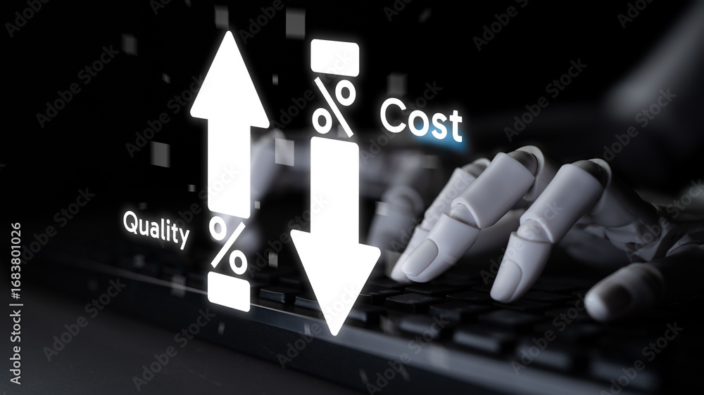 Aufkleber ai artificial intelligence drives cost-saving initiatives via process automation, virtual resource t