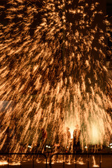 During the 2025 Spring Festival, the national-level traditional intangible cultural heritage performance "Iron Flower Performance" was held in Shilong Town, Dongguan, China.