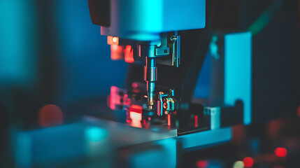 Precision Machinery in Action: Close-Up of Automated Components