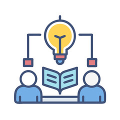 Team collaboration and knowledge sharing leading to bright ideas