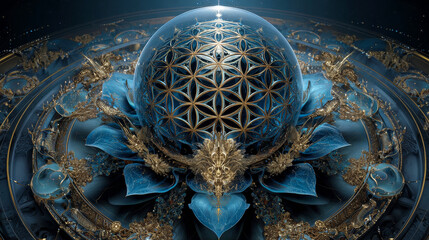 Abstract fractal patterns and shapes. Infinite universe..Mysterious psychedelic relaxation pattern. Dynamic flowing natural forms. Sacred geometry.Mystical spirals.