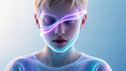 Digital beings merge reality and imagination in futuristic exploration © aviavlad