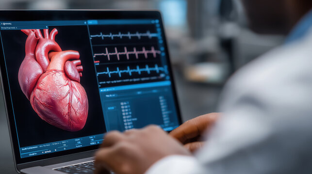 A detailed view of the heart&rsquo;s functional anatomy highlights electrical conduction pathways and heartbeat cycles, illustrating rhythm, cardiac physiology, and the precise coordination․