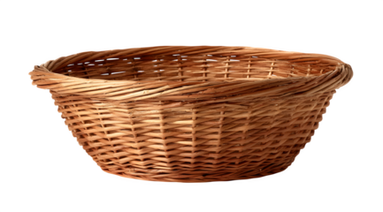 Rustic woven basket with natural texture, perfect for storage, decor, or seasonal displays, adding artisanal charm.