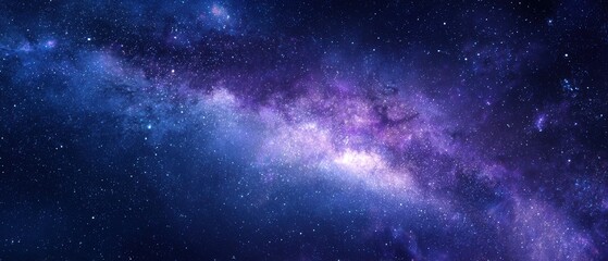 Celestial Canvas: A stunning panorama of the Milky Way galaxy stretches across the celestial canvas, revealing an endless vista of stars, nebulas, and cosmic wonders.