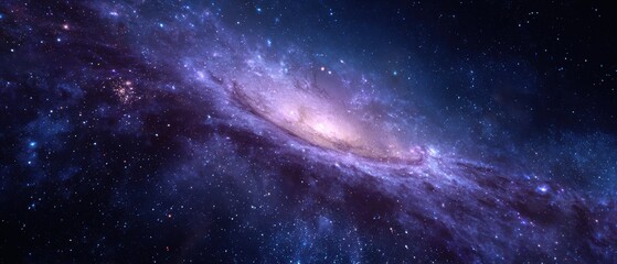 Celestial Nebula Galaxy: Capturing the awe-inspiring beauty of a celestial nebula, a vibrant galaxy spins across the cosmos, filled with stardust and stellar brilliance.