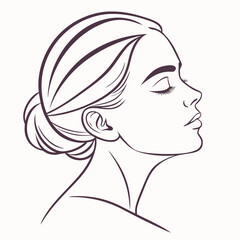 Woman with Closed Eyes 1