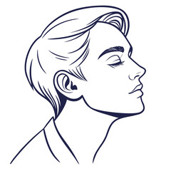 Male Profile Outline 1