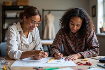 African-American Group: Fashion Design Professional Workshop: Tools, Equipment, and Creativity