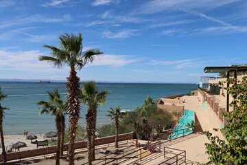 gorgeous beach view in la paz mexico