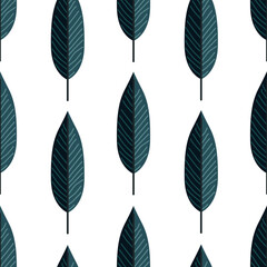 autumn leaves seamless pattern