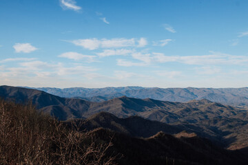 Obraz premium mountain landscape with blue sky