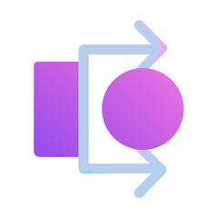 Abstract shapes suggesting movement and progress on black background