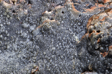 Second generation modified hexoctahedral fluorite with limonite