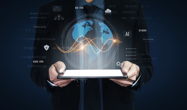 Global AI and data processing system enhances data, AI, and processing efficiency through digital network and global integration of intelligent technology Vouch