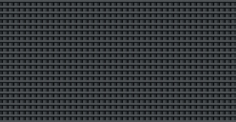 Industrial panoramic dark background, many intersecting lines - Vector illustration