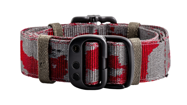 Tactical belt with camouflage pattern