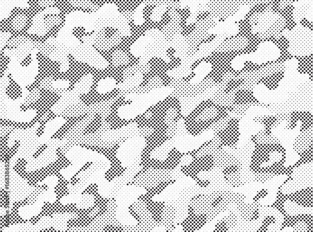 Poster camouflage seamless pattern gray. abstract camo. modern texture. print on fabric on clothes. vector 
