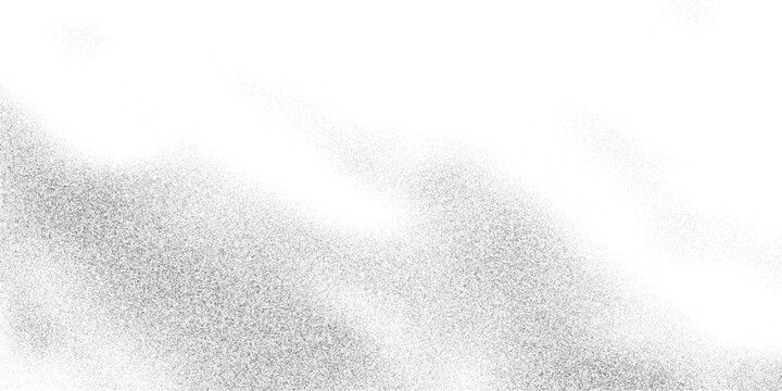 Dusty halftone grain texture with faded vignette and soft pixel noise. Subtle monochrome gradient blend, retro photocopy effect, vector illustration