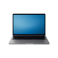 Slim Modern Laptop Transparent PNG Isolated Technology Object