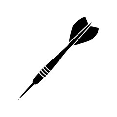 Elegant black and white abstract silhouette design