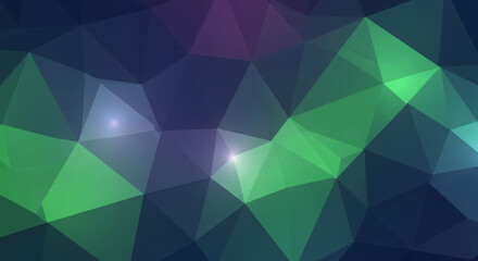 Obraz premium Abstract geometric pattern with cool tones and light accents