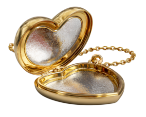  a golden heart-shaped locket with an open lid, on a transparent background.png