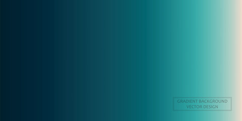 Panoramic web template multicolor gradient background, stylish design element - Vector illustration